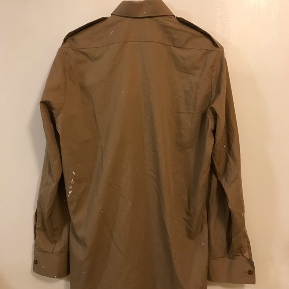 Urban Renewal Vintage Paint Splattered Work Shirt - Picture 4 of 8